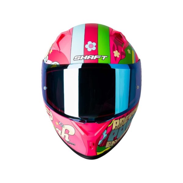 CASCO MOTO SHAFT 526SP EVO BCK2BAC INTEGRAL CARTOON NETWORK         ¡NUEVO EMBARQUE¡ - Imagen 4